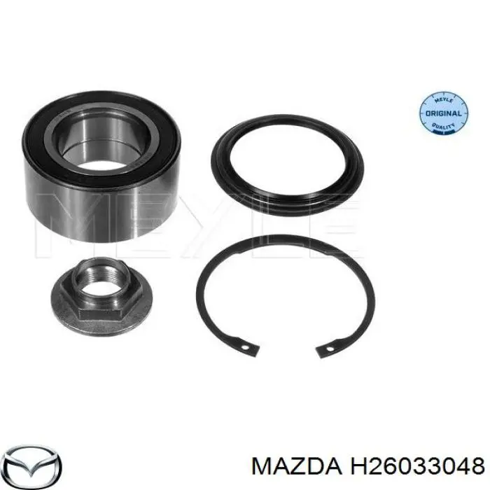 Комплект подшипника ступицы колеса Mazda H26033048 цена, от 20.27 USD