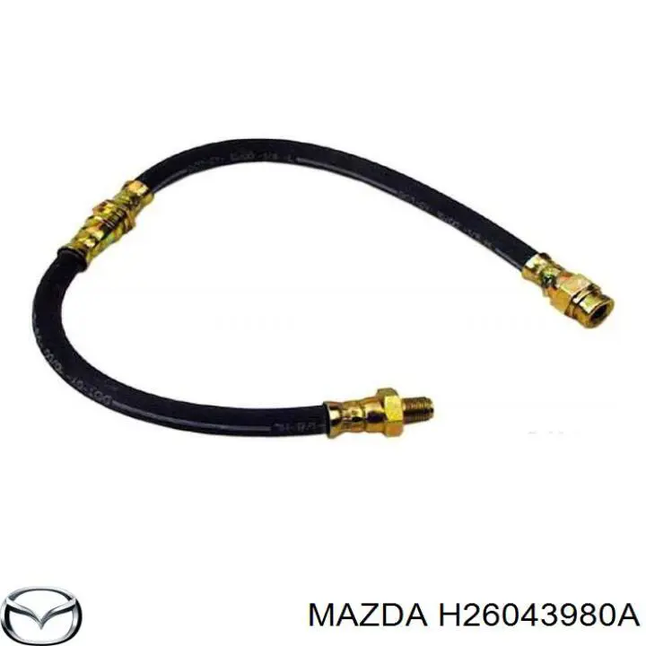 Гибкая тормозная трубка передняя на Mazda 929 III HC
