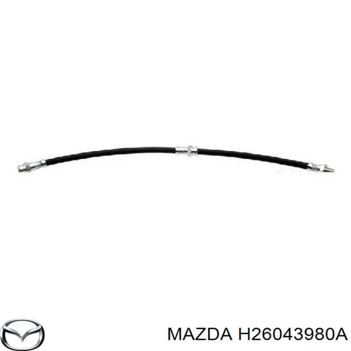  Шланг тормозной передний Mazda 929 3