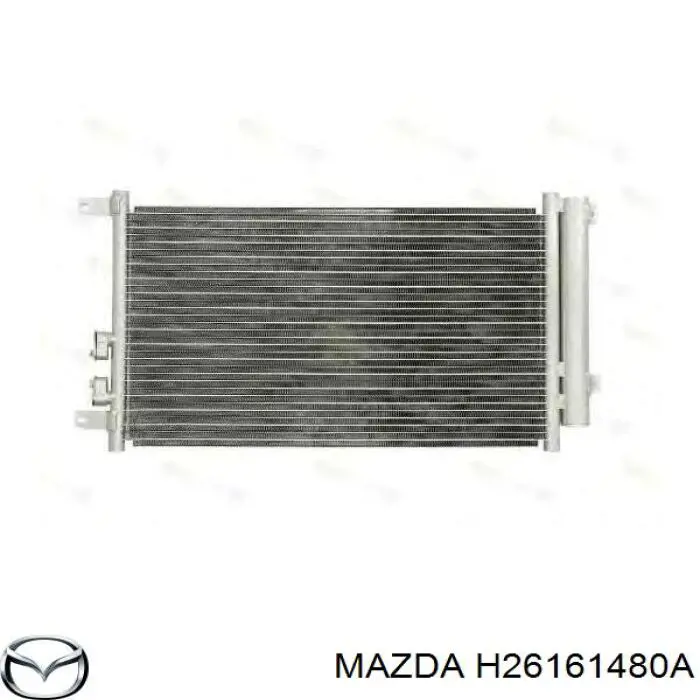 Радиатор кондиционера Мазда 929 3 (Mazda 929)
