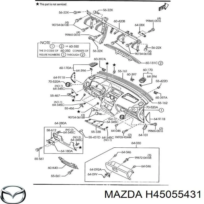 H45055431 Mazda 