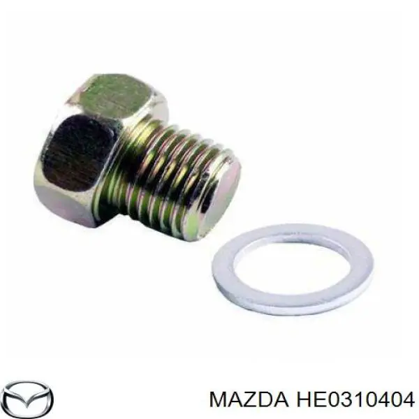HE0310404 Mazda пробка поддона двигателя