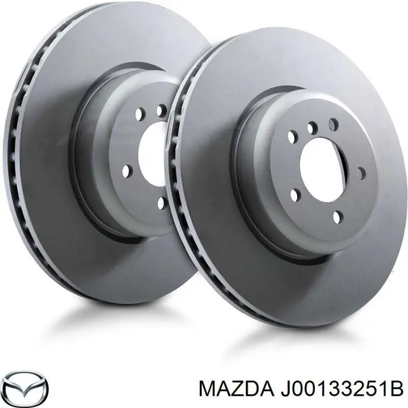 Передние тормозные диски J00133251B Mazda