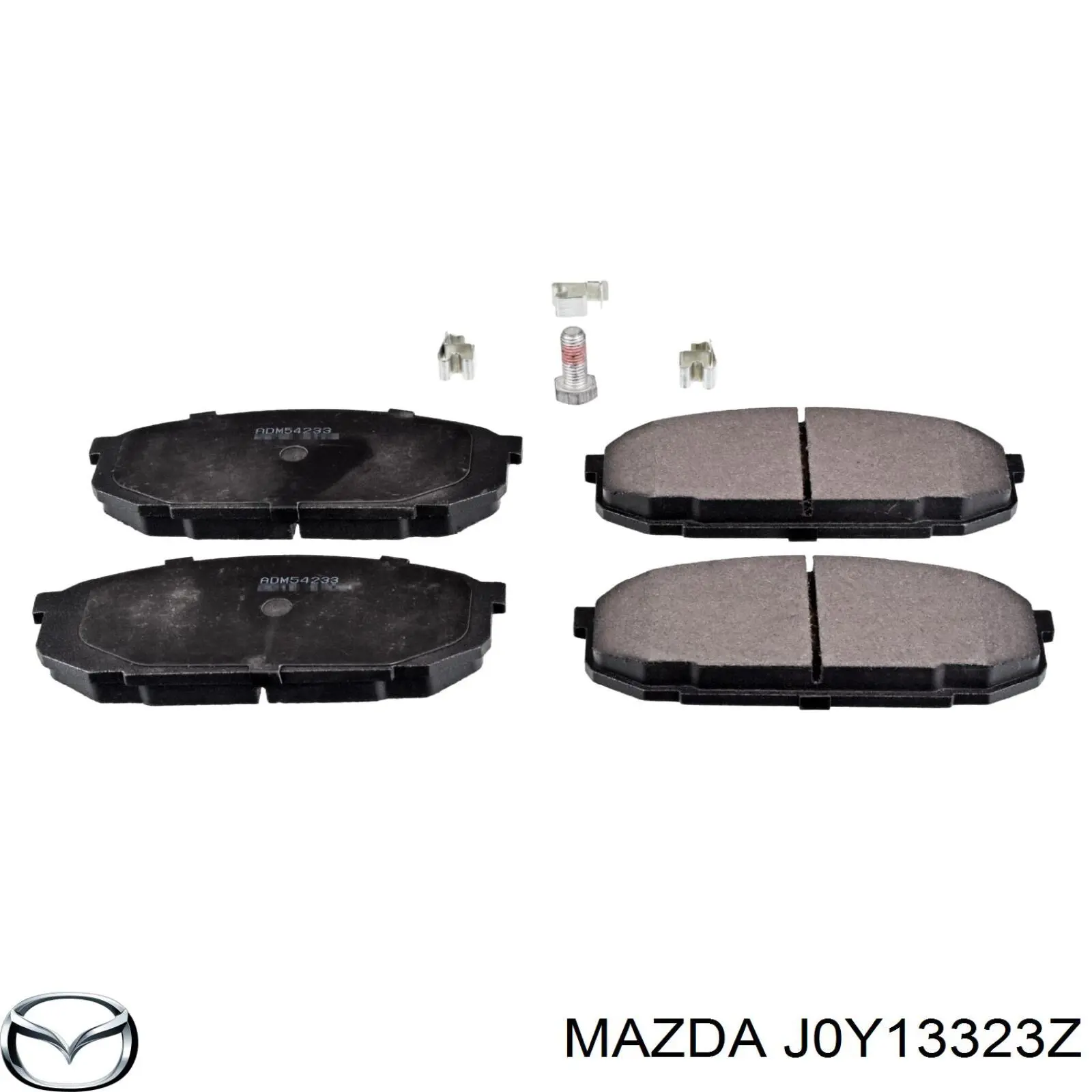 Передние тормозные колодки J0Y13323Z Mazda