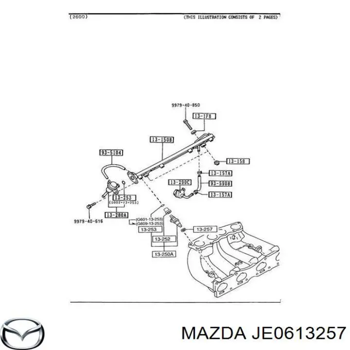 Compre JE0613257 Mazda Anel (arruela) do injetor de ajuste