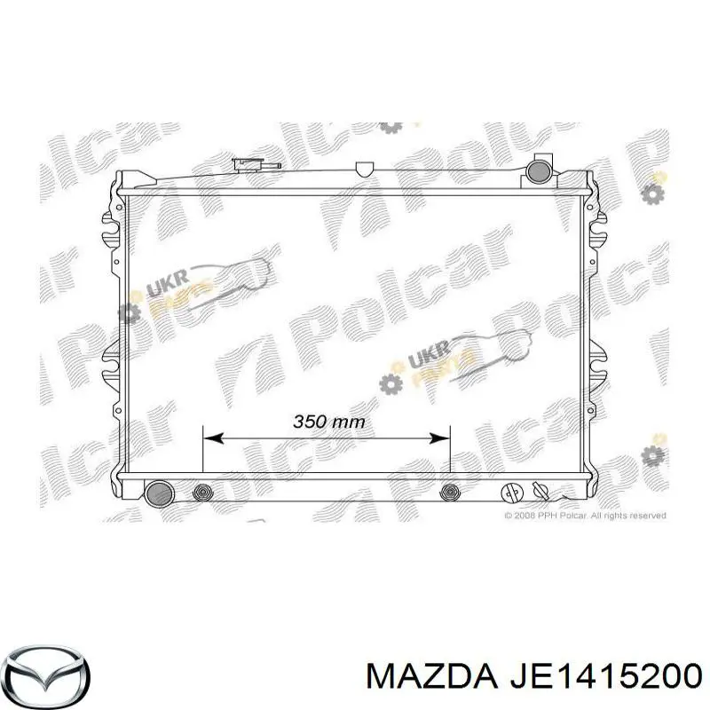 Радиатор JE1415200 Mazda