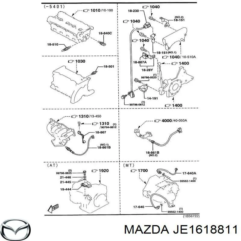  JE1618811 Mazda