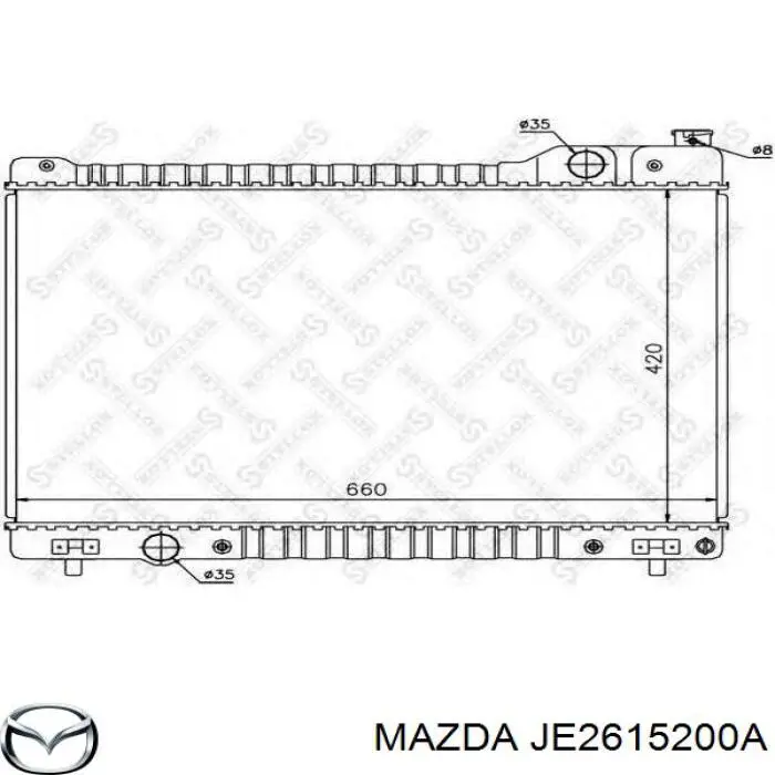 Радиатор KJE615200A Mazda