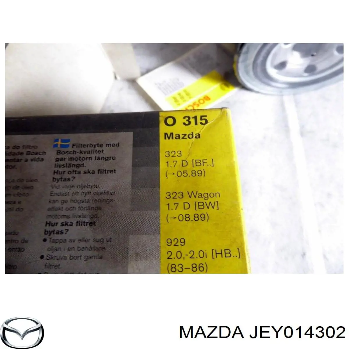 Фильтр очистки масла центробежный Mazda JEY014302 цена, от 5.33 USD