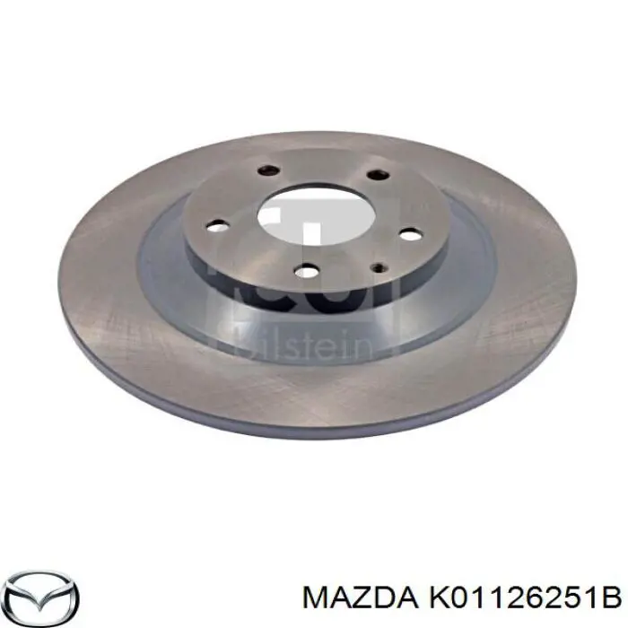 K01126251B Mazda disco do freio traseiro