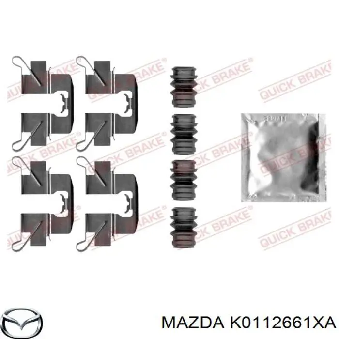 K0112661XA Mazda suporte do freio traseiro direito