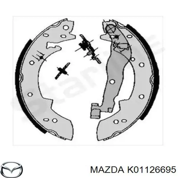 Купить K01126695 Mazda Направляющая суппорта заднего