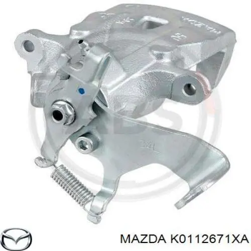 K0112671XA Mazda suporte do freio traseiro esquerdo