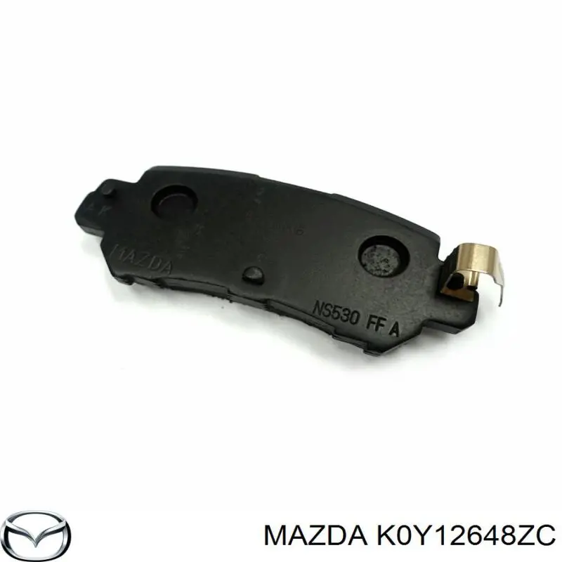 Задние тормозные колодки K0Y12648ZC Mazda