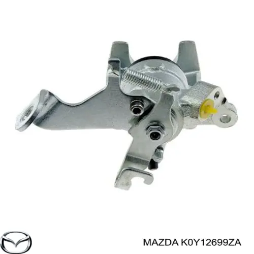 K0Y12699ZA Mazda suporte do freio traseiro esquerdo