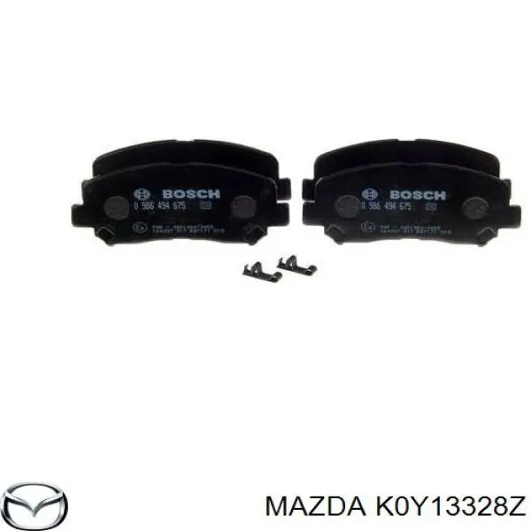 Купить K0Y13328Z Mazda Колодки тормозные