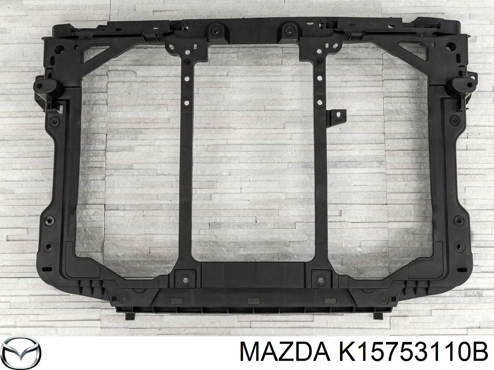 Суппорт радиатора в сборе (монтажная панель крепления фар) Mazda K15753110B