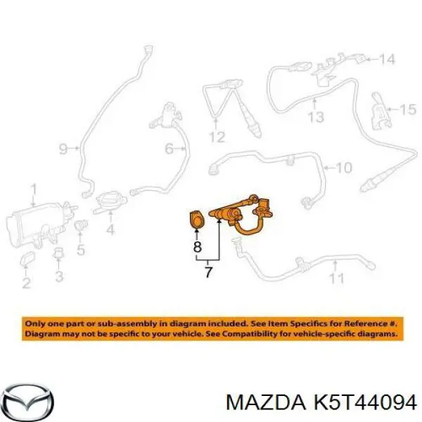  Mazda K5T44094 цена, от 14.64 USD