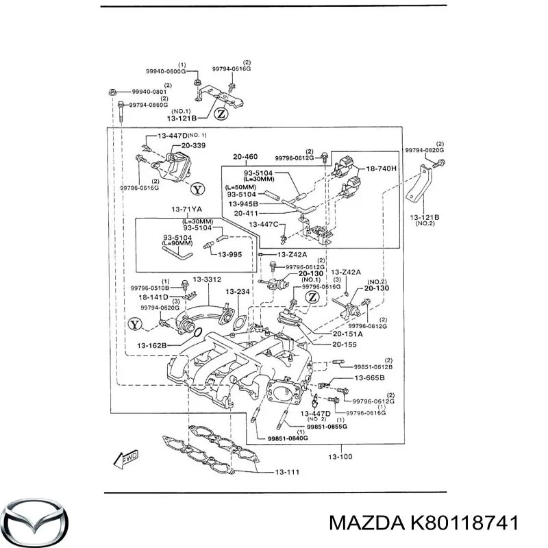 K80118741 Mazda 