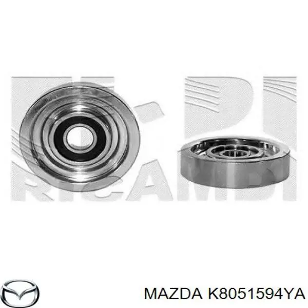 Ролик натяжителя приводного ремня Mazda K8051594YA