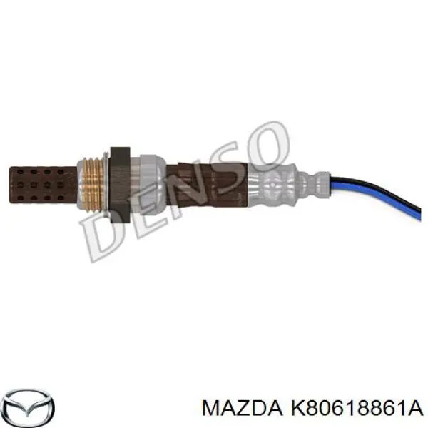 K80618861A Mazda sonda lambda, sensor esquerdo de oxigênio até o catalisador