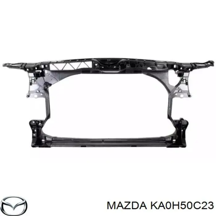 Заглушка (решетка) противотуманных фар бампера переднего левая Mazda KA0H50C23