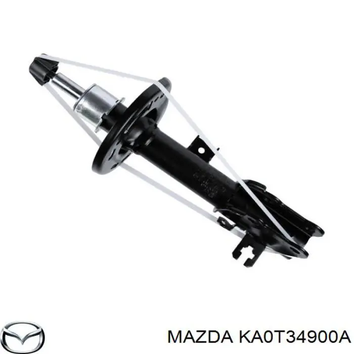 KA0T34900A Mazda amortecedor dianteiro esquerdo