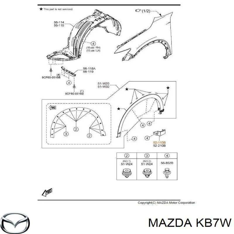  KB7W Mazda