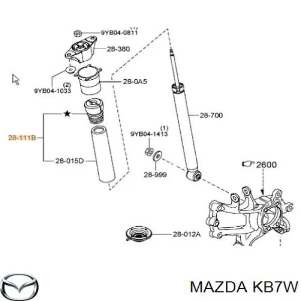 Купить KB7W Mazda 
