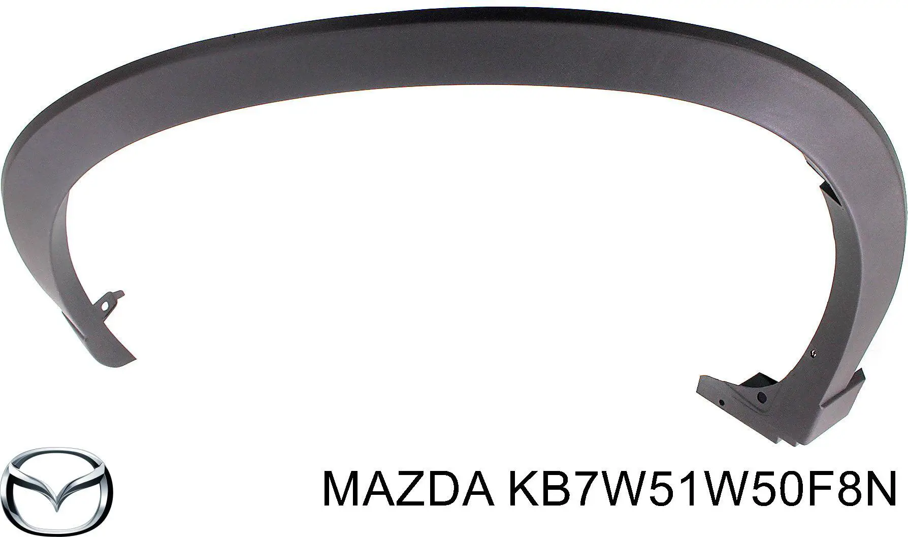 KB7W51W50F8N Mazda Молдинг задней арки крыла, правый