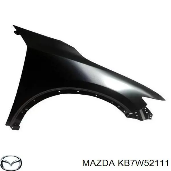 Крыло переднее правое Mazda KB7W52111