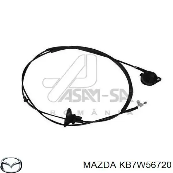 Купить KB7W56720 Mazda Трос капота