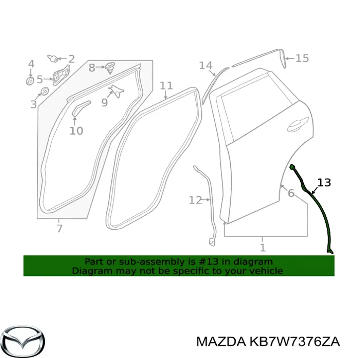 KB7W7376ZA Mazda 