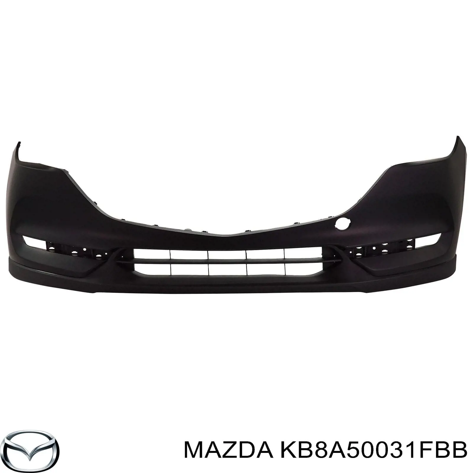 Передний бампер KB8A50031FBB Mazda