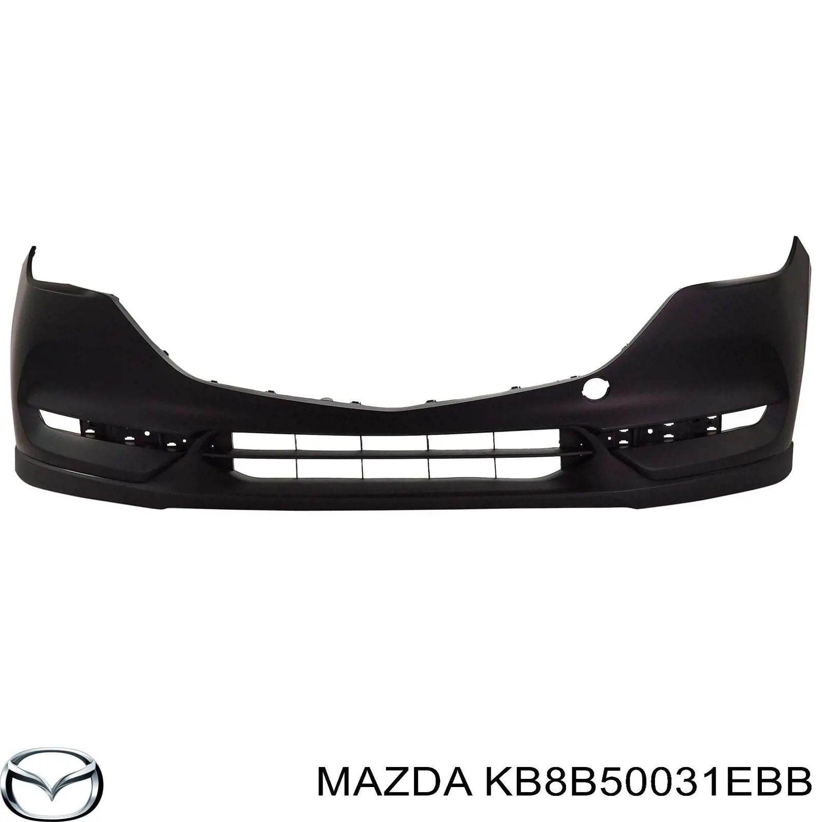 KB8B50031EBB Mazda Бампер передний в сборе