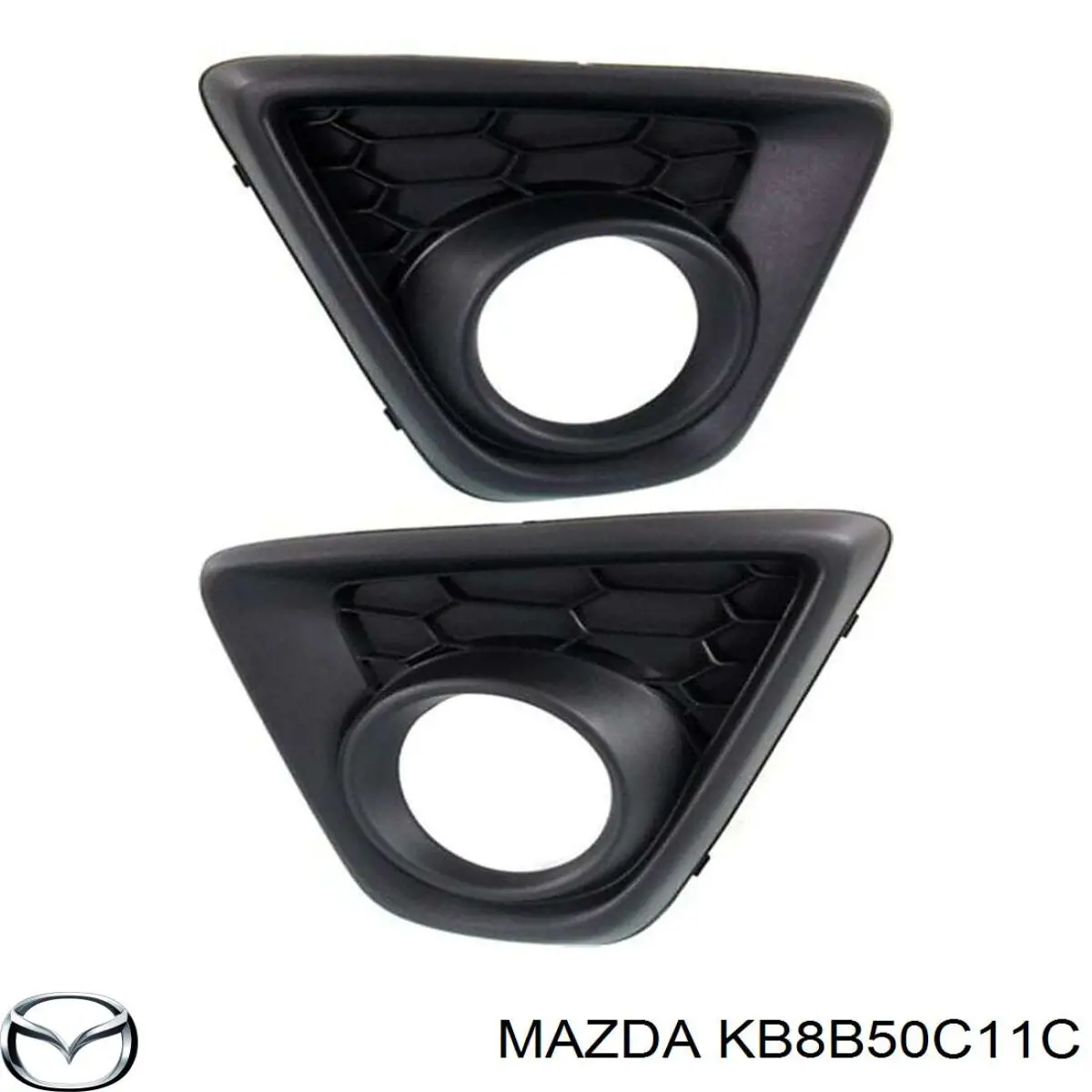 KB8B50C11C Mazda решетка бампера переднего правая