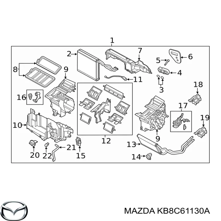 KB8C61130A Mazda 