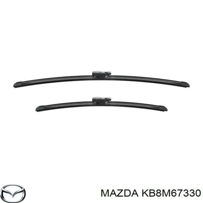 Щетка-дворник лобового стекла водительская KB8M67330 Mazda