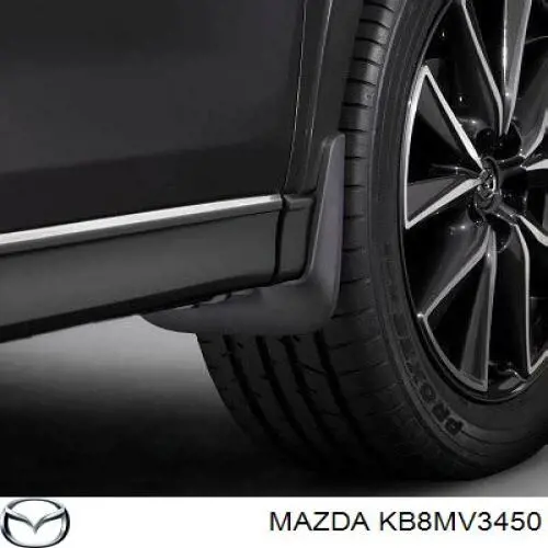 KB8MV3450 Mazda protetores de lama dianteiros, kit