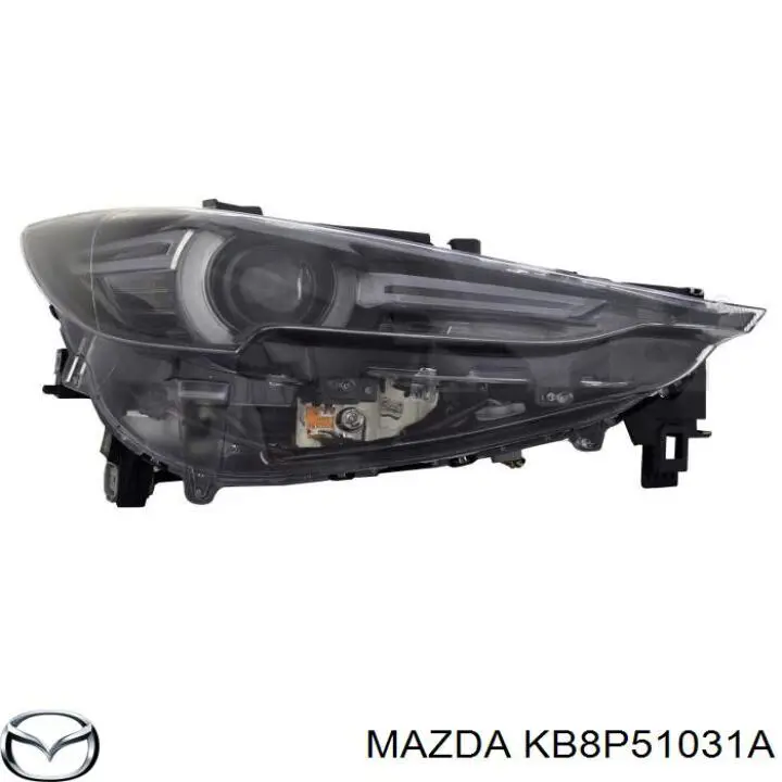 KB8P51031A Mazda фара правая