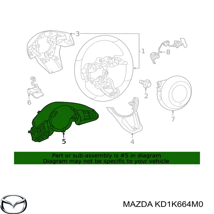 KD1K664M0 Mazda 