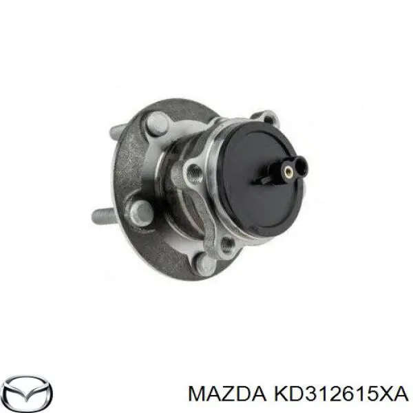 KD312615XA Mazda cubo traseiro