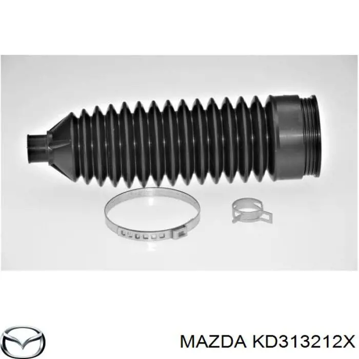 KD313212X Mazda bota de proteção do mecanismo de direção (de cremalheira)