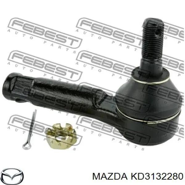 Купить KD3132280 Mazda Наконечник рулевой тяги, внешний