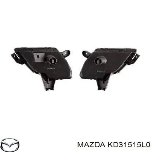 Катафот (отражатель) заднего бампера правый Mazda KD31515L0
