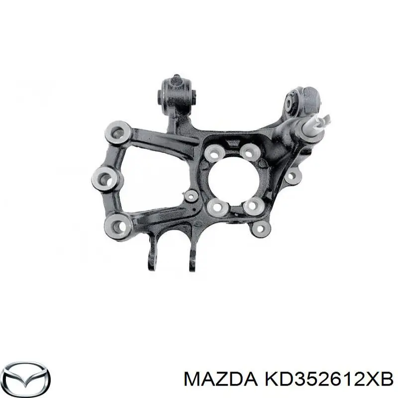 Цапфа - поворотный кулак задний, левый Mazda KD352612XB цена, от 90.76 USD