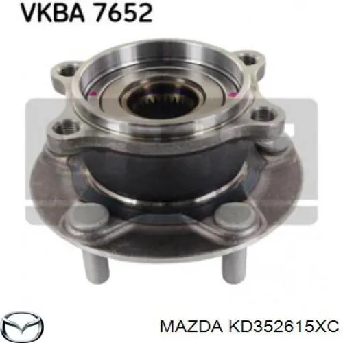 Ступицы задних колес Mazda KD352615XC цена, от 125.12 USD