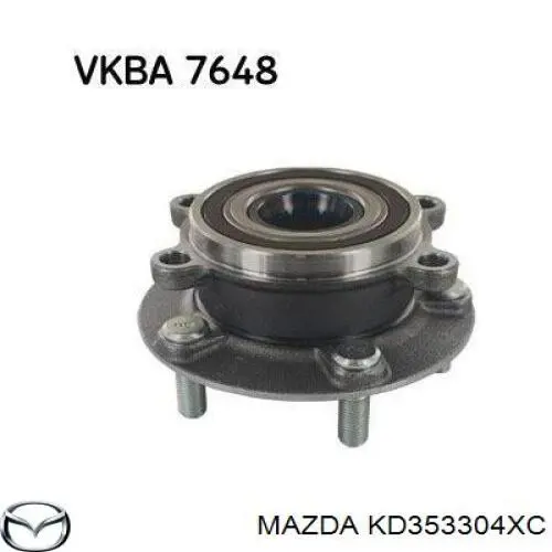 Cubo dianteiro KD353304XC Mazda