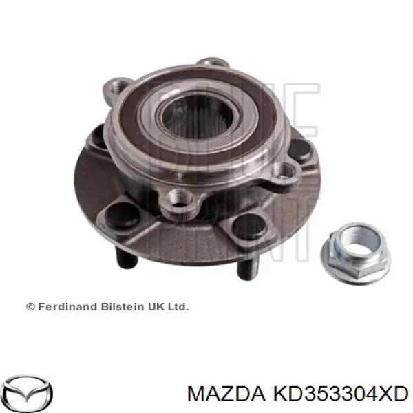 Купить KD353304XD Mazda Ступица переднего колеса