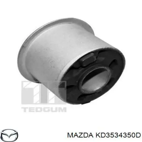 KD3534350D Mazda Braço oscilante inferior esquerdo de suspensão dianteira
